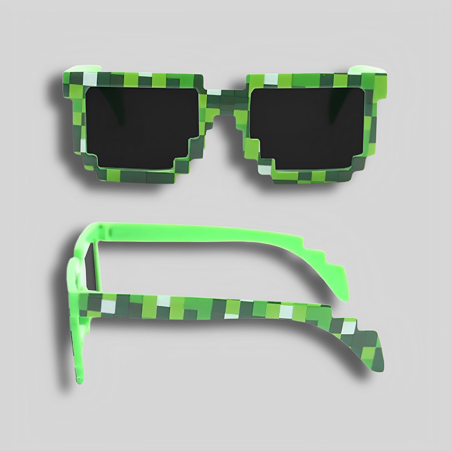 8-Bit Pixel Mosaic Minecraft Sunglasses - BeHappy Store -