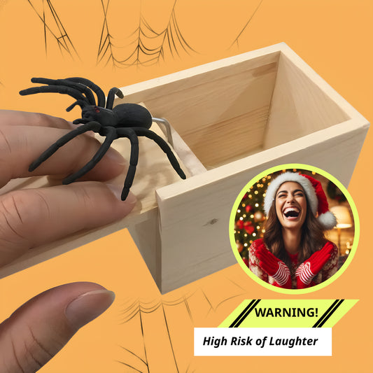 Jumping-Spider Prank Gift Box